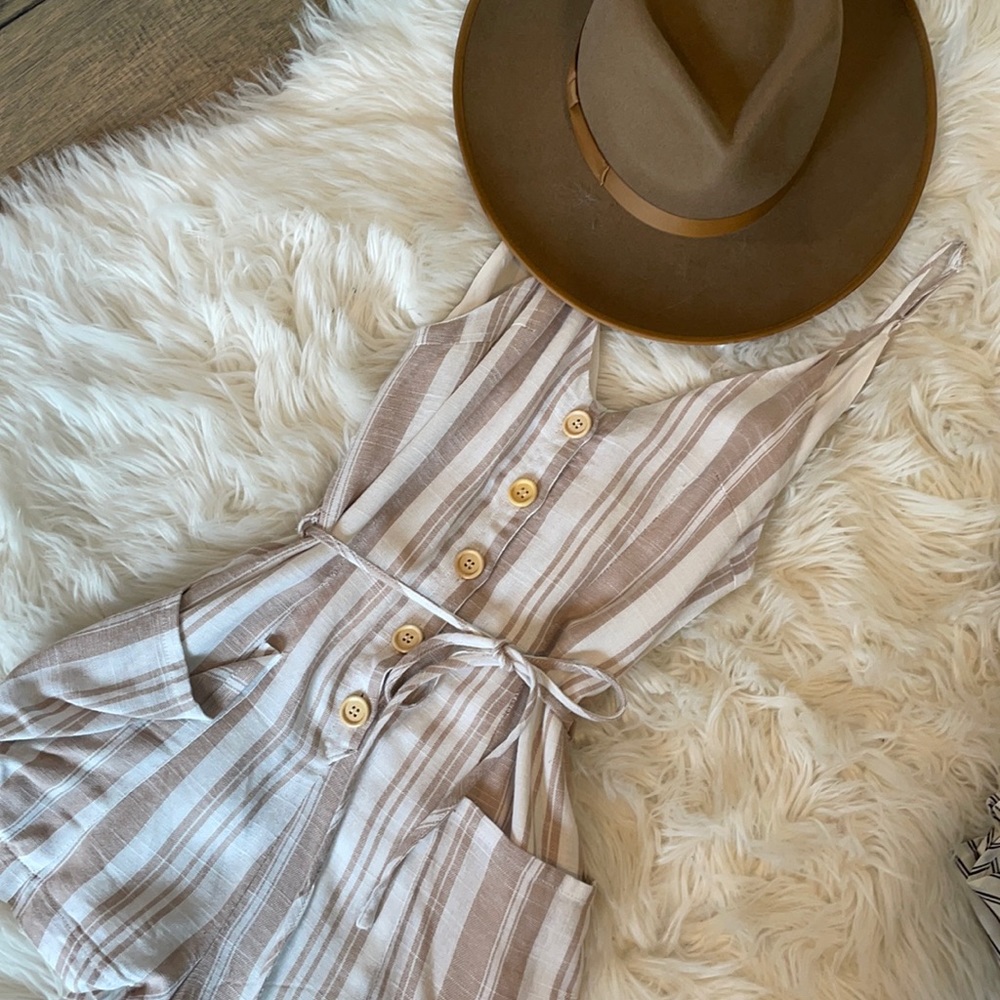 Stripped Romper